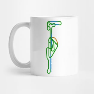 Splash Track (with Title) Mug